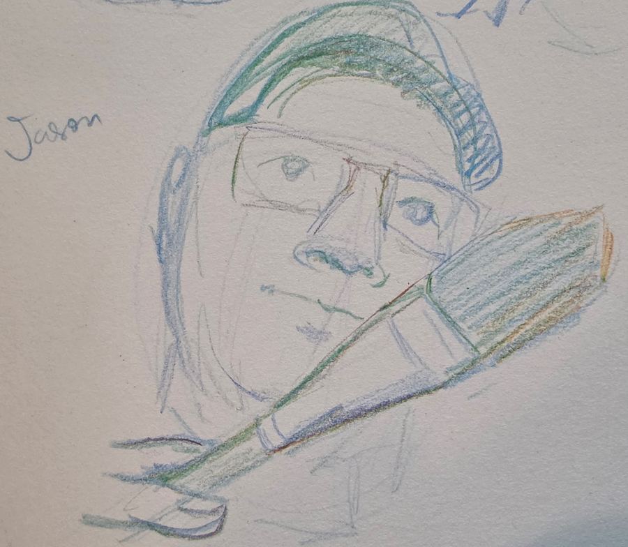 Figure or portrait sketch
