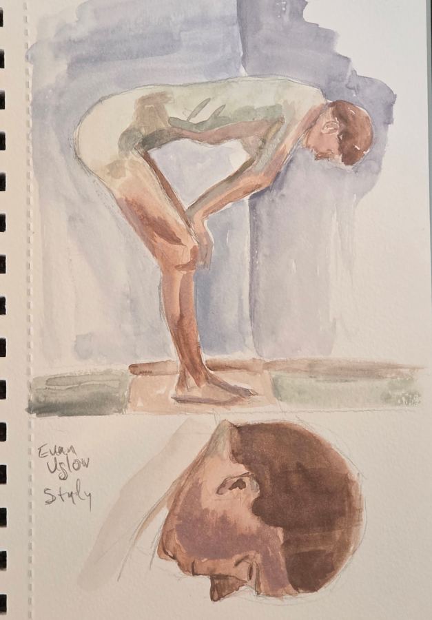 Figure or portrait sketch