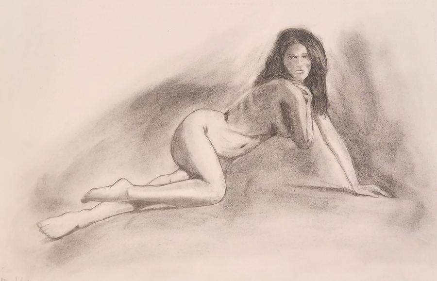 Figure or portrait sketch