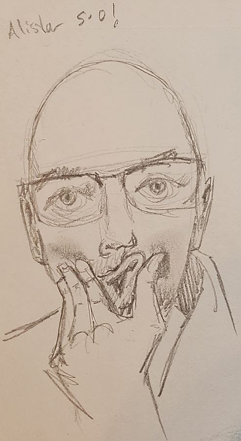 Figure or portrait sketch