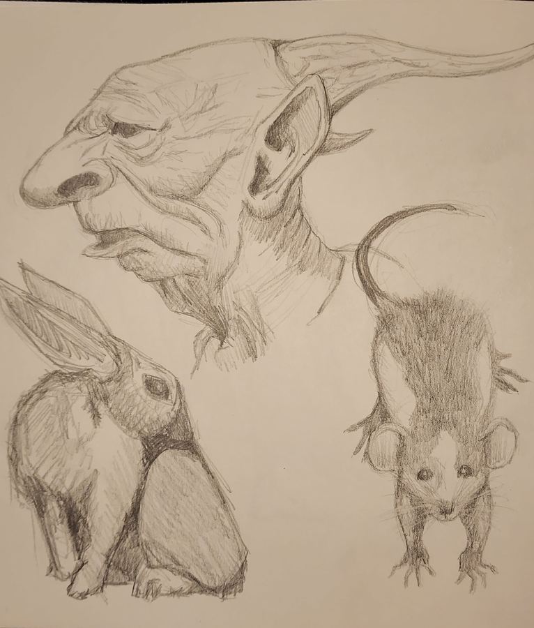 Still life sketch
